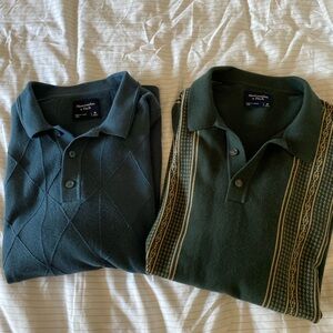 Lot of 2 Abercrombie polo shirts NWOT size Medium